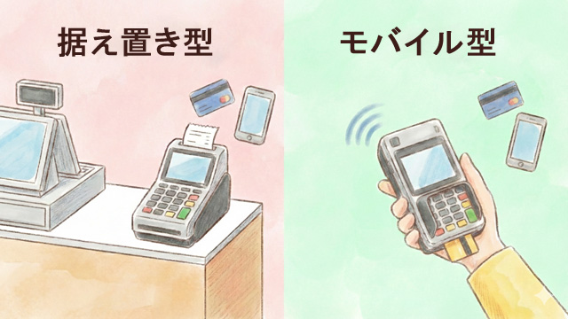 キャッシュレス決済端末の種類